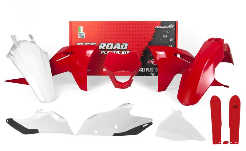 GAS GAS EC 250 [2021-2023] - Plastik-Kit Rot/Weiß GasGas EC/EC-F