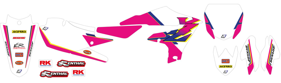 YAMAHA YZ 250 F [2022-2023] - Retro Complete Graphic Kit - Yamaha YZF 450