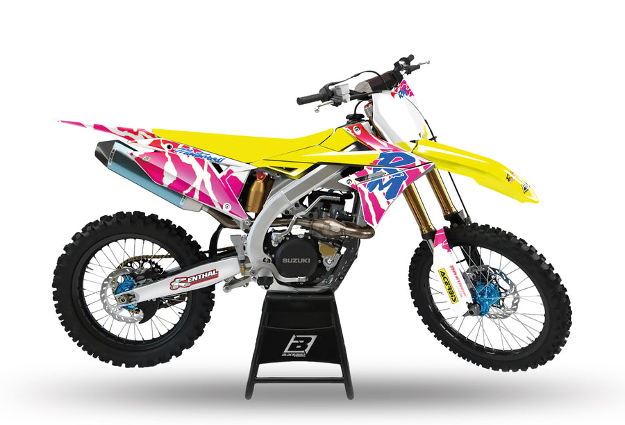 SUZUKI RM Z 450 [2018-2023] - Retro Complete Graphic Kit - Suzuki RM 125/250