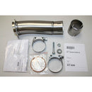 Suzuki SV 650 S ABS [2007-2012] - Hexoval silencer stainless steel / end cap stainless steel black - OS8056VSE