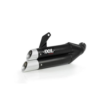 Suzuki SV 650 X ABS [2018-2024] - Hyperlow Endtopf Edelstahl schwarz / Endkappe Aluminium - XS8333XB