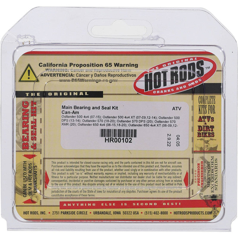 CAN-AM OUTLANDER 800 [2006-2008] - Hauptlager & Dichtungssatz - Outlander