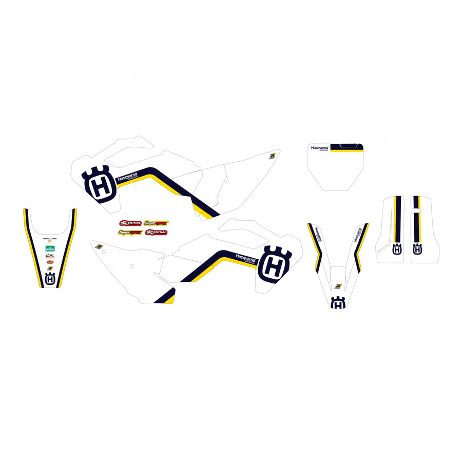 HUSQVARNA FC 250 [2023-2024] - Retro-Aufkleber-Kit - Husqvarna FC/TC