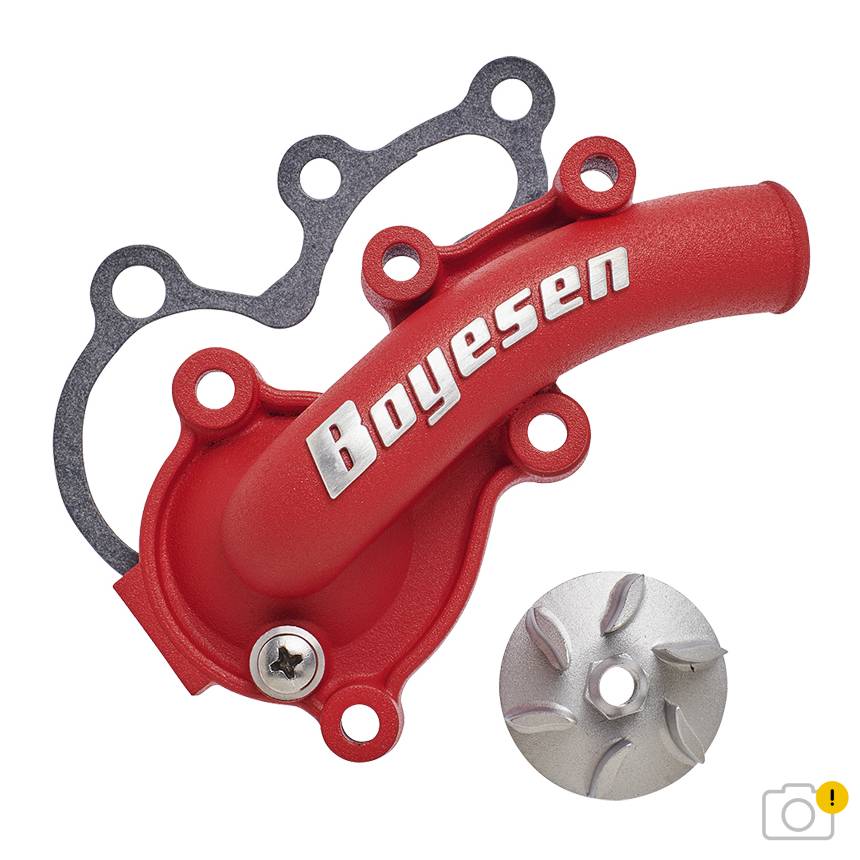 KTM 450 EXC-F SIX Days [2017-2023] - SuperCooler Wasserpumpendeckel + Impeller Kit - Red