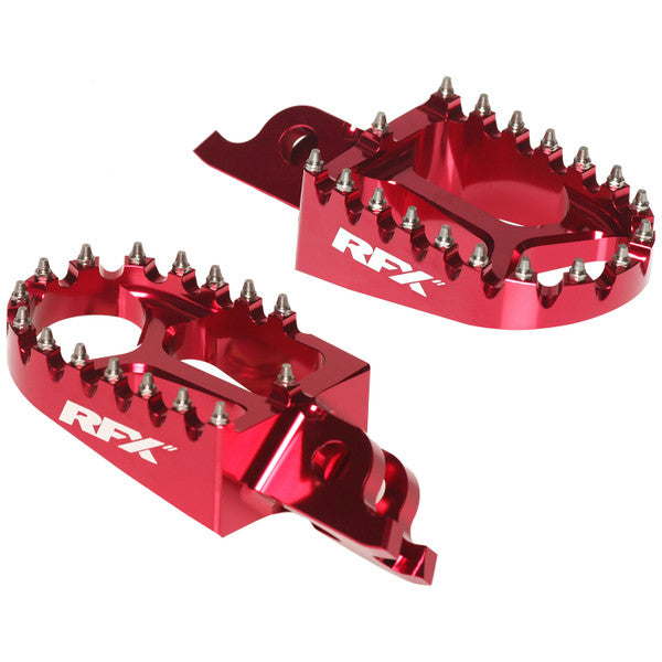 KTM 150 EXC [2024-2025] - Pro Series CNC-Aluminium Fußrasten - rot