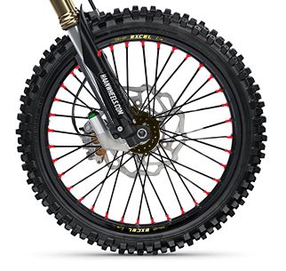 Honda CRF 450 R (PE 05) [2002-2016] - Vorderrad komplett 21x1,60x36T