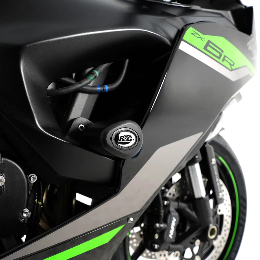 Kawasaki NINJA ZX-6R [2024-2026] - Aero Crash Protectors - Black