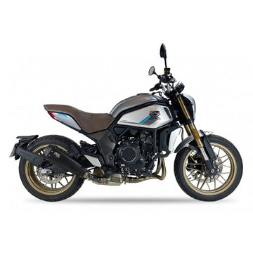 CF Moto 700 CL-X [2020-2022] - RC3B Slip-On Endtopf Edelstahl Schwarz