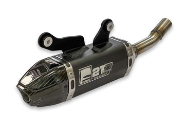 FANTIC XX 125 [2022-2026] - Carby Schalldämpfer schwarzes Aluminium/Karbon-Endkappe