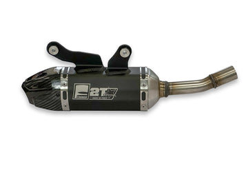 FANTIC XX 125 [2022-2026] - Carby Schalldämpfer schwarzes Aluminium/Karbon-Endkappe
