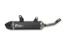 Beta RX 300 2 T [2021-2026] - Carby Schalldämpfer schwarzes Aluminium/Karbon-Endkappe