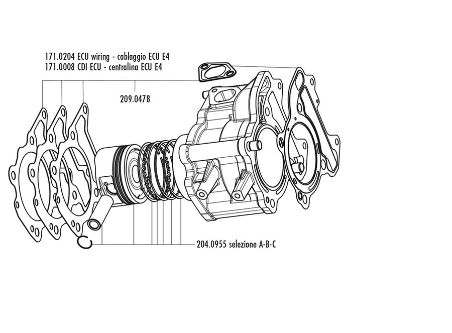 Piaggio Medley 125 IE Special Edition ABS (MA 01) [2018] - Zylinder Kit