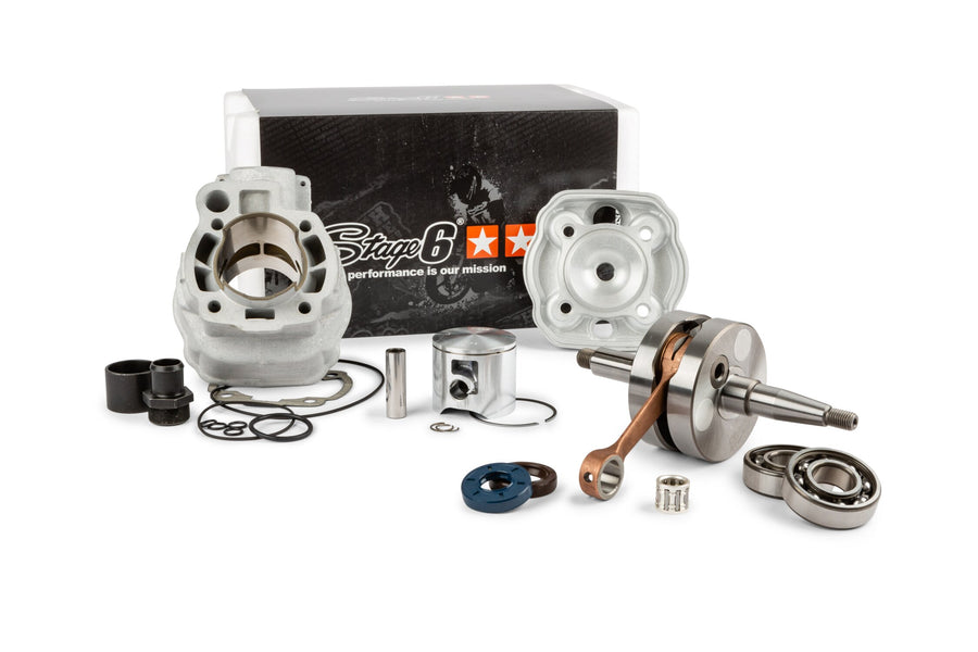 Fantic XE 50 2T - Engine pack cylinder exhaust Big Racing 77ccm