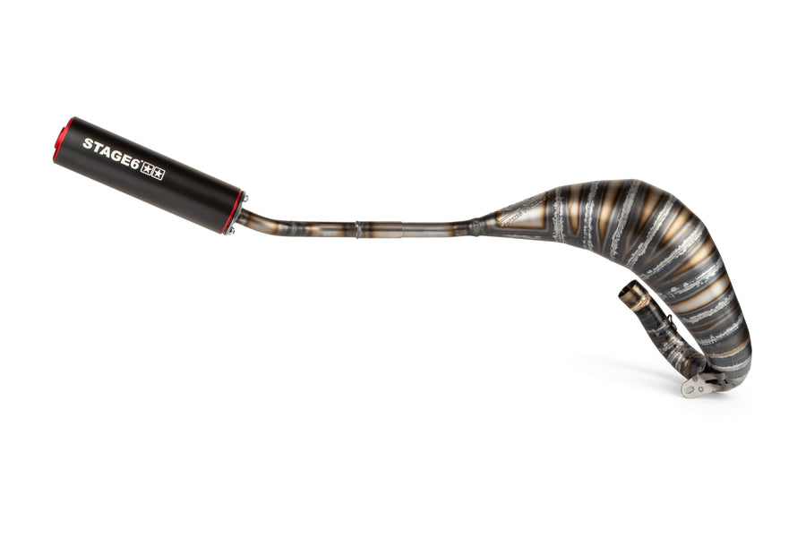 Beta RR Track 50 2T - Auspuff 80 - 90cc CNC rot / schwarz