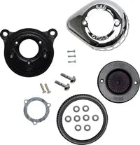 Harley-Davidson FLRT 1690 Freewheeler [2015-2016] - Mini Teardrop Stealth Luftfilter-Kit – Oberfläche: Silber – Bild 8