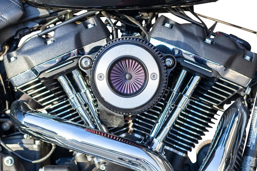 Harley-Davidson FLHFB 1868 Electra Glide Highway King 114 [2023] - Air Stinger Stealth Luftfiltersatz – Oberfläche: Schwarz, Verchromt – Bild 2