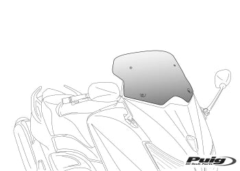 BMW CE 04 [2025] – Windshield V-Tech Line Touring – Transparent