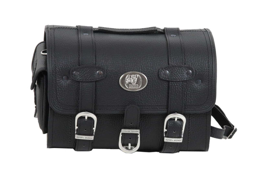 Motorcycle bag [Hepco & Becker] - Leather handbag Liberty for mounting on Soloracks - Solorack