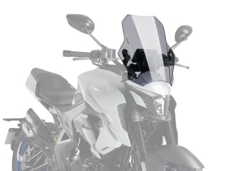 HONDA CB 600 F HORNET [2004] – Naked fairing windshield – black - 0