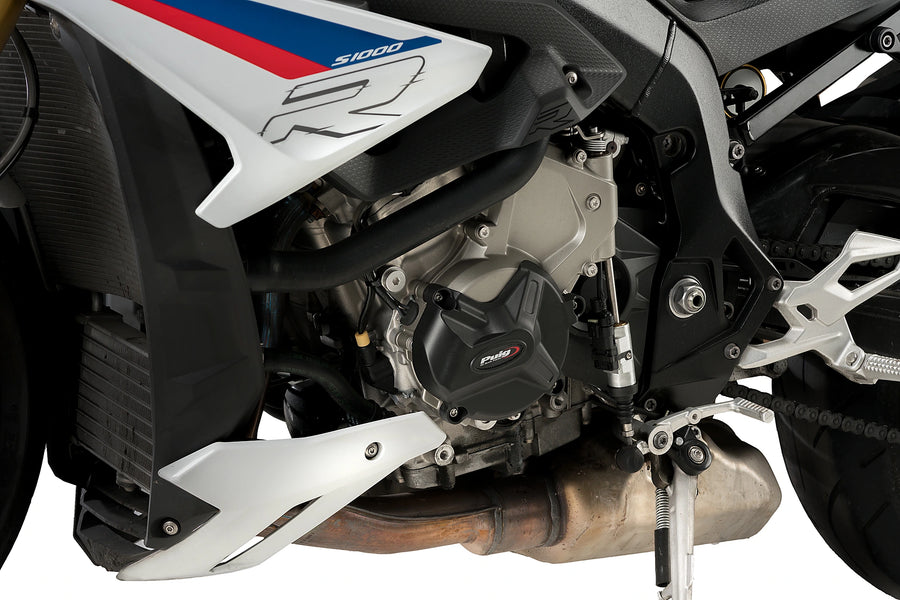 BMW S1000R [2020] - Motorschutzabdeckungs-Kit | Schwarz | PUIG 20137N
