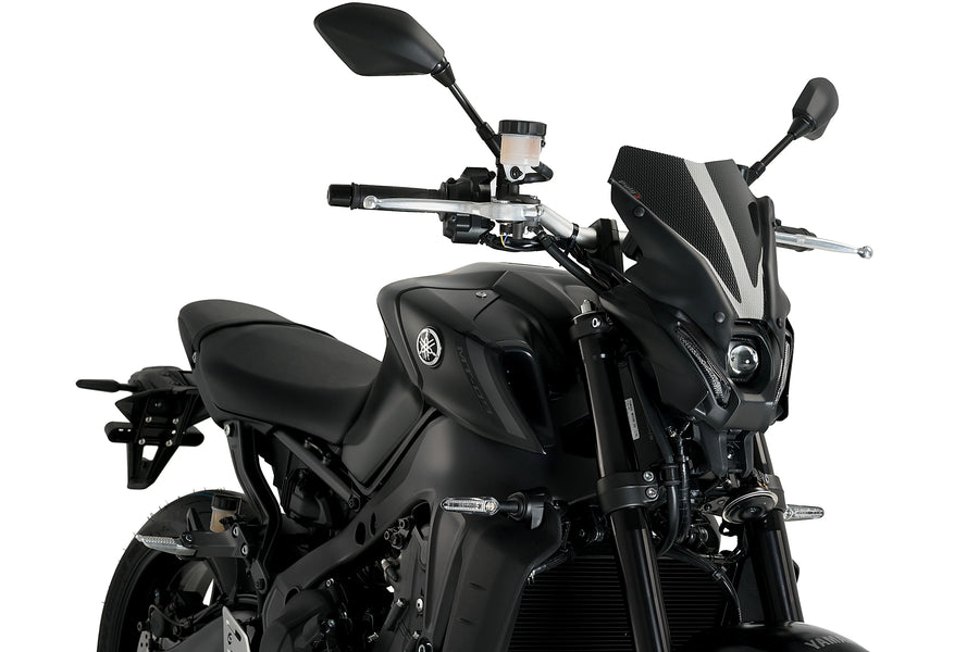 YAMAHA MT-09 SP [2023] - New Generation Sport Windschild | Carbon-Optik | PUIG 20644C