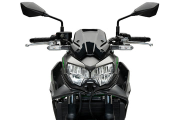 KAWASAKI Z650 2020-2022 - PUIG Naked Front Spoiler | Carbon look | PUIG 21134C