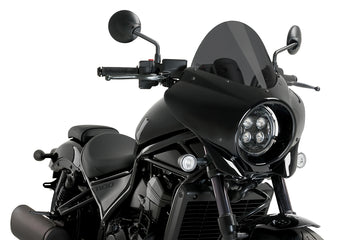 HONDA CMX 1100 REBEL DCT [2025] - Mirage Touring-Halbschalenverkleidung | Stark getönt | PUIG 21461F