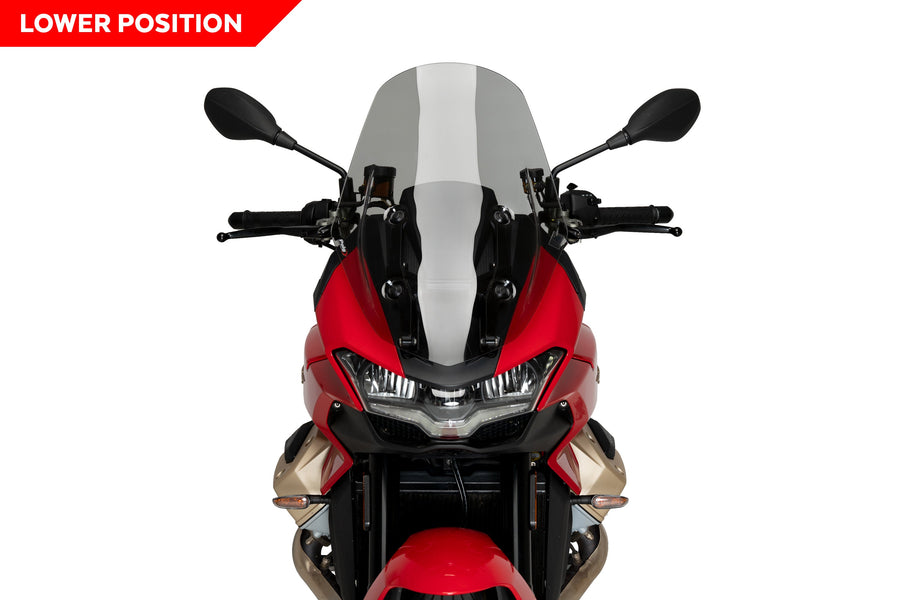 MOTO GUZZI V 100 MANDELLO S [2025] – touring screen – heavily tinted