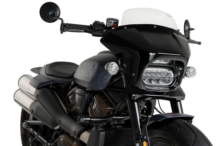 HARLEY-DAVIDSON SPORTSTER S RH 1250 S [2024] - Fury Touring lamp cover | Clear | PUIG 21581W