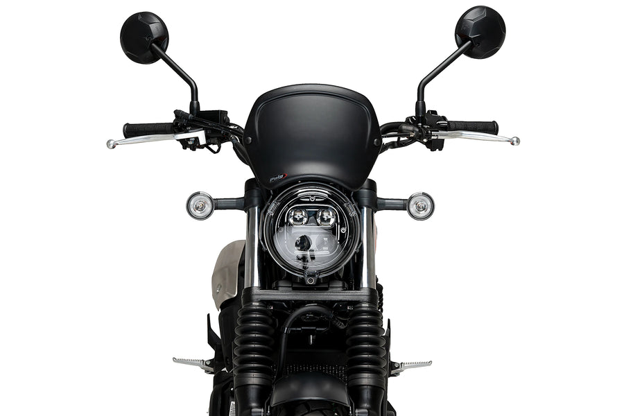 HONDA CL 500 [2025] - PUIG Frontplatte aus ABS | Mattschwarz | PUIG 21635J