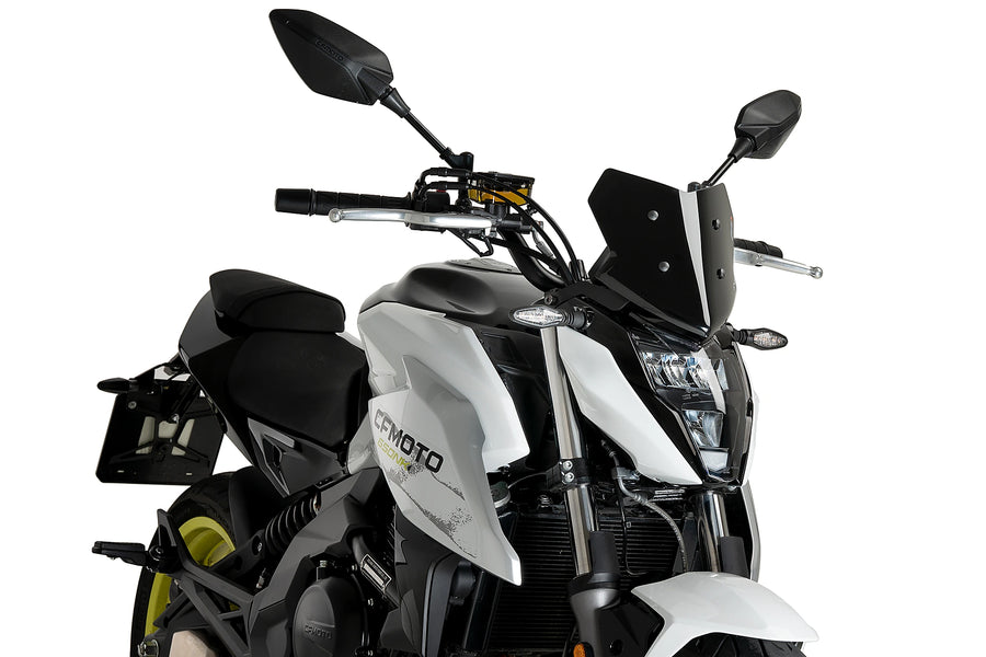 CFMOTO 650 NK [2025] - New Generation Sport Screen | Black | PUIG 21653N