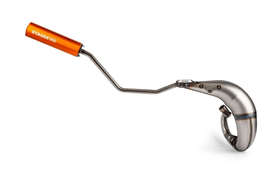 Beta RR SM 50 2T - Auspuff Streetrace High Mount CNC orange