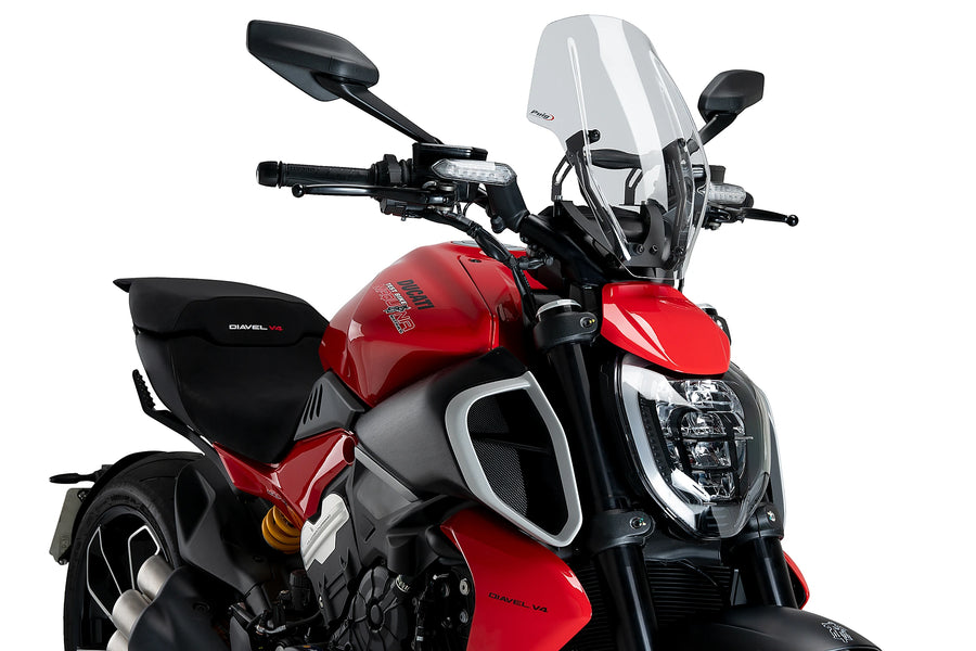 DUCATI DIAVEL V4 [2025] - Adjustable New Generation Disc | Clear | PUIG 21713W
