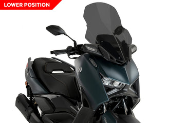 YAMAHA X-MAX 300 TECH MAX + [2024] - V-Tech Line Touring Windshield | Heavily toned | PUIG 21745F