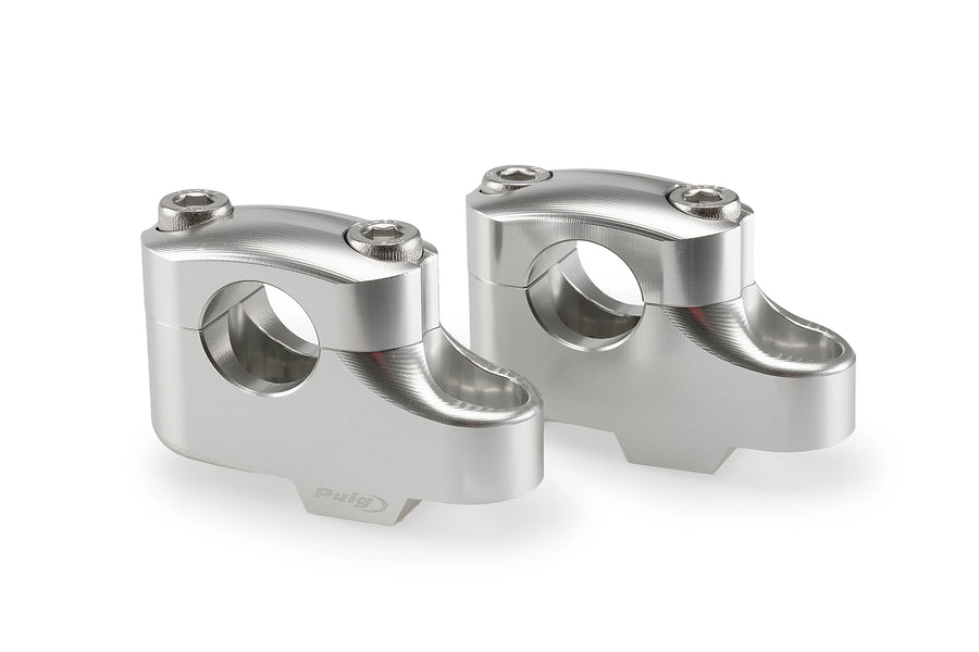 HONDA NC 750 X DCT [2024] - Pullback Lenkererhöhungen | Silber | PUIG 21750P