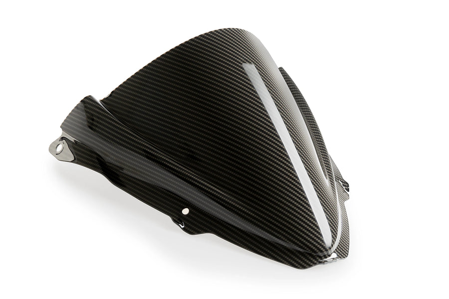 KAWASAKI ZX-6R [2025] - PUIG Z-Racing Screen | Carbon look | PUIG 21831C