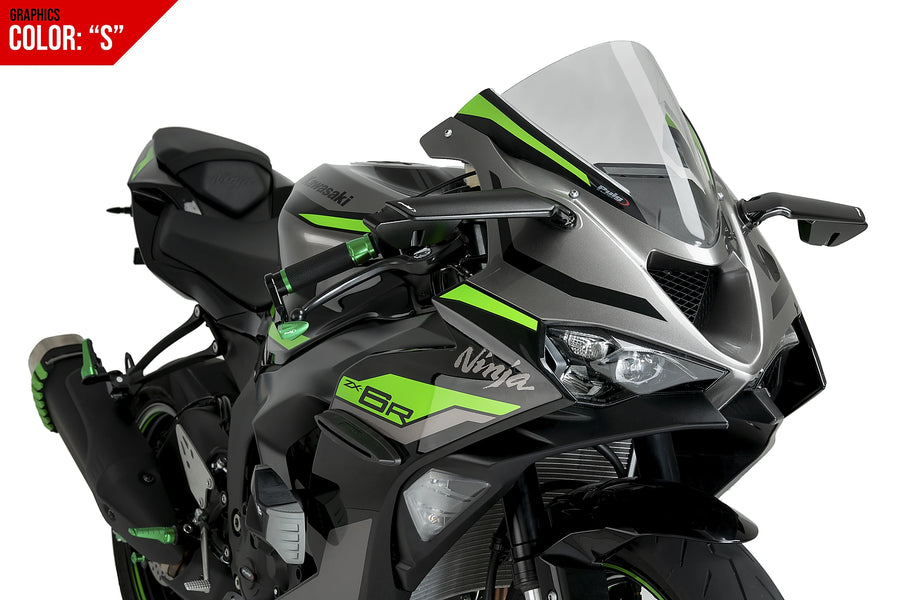 KAWASAKI ZX-6R [2025] - PUIG Z-Racing Screen | Graphics | PUIG 21831S