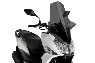 SYM JET 14 50 IE 4T AC E5 [2025] - PUIG V-Tech Line Touring Screen | Heavily toned | PUIG 22000F