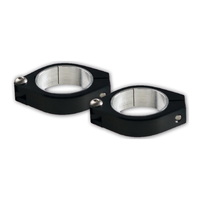 CNC Schellen-Set – 2 Schellen, Ø 54mm, Alu, schwarz