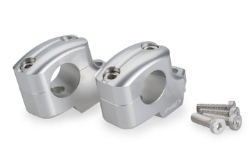 YAMAHA MT-09 Y-AMT [2024] – Pullback handlebar risers – silver - 0