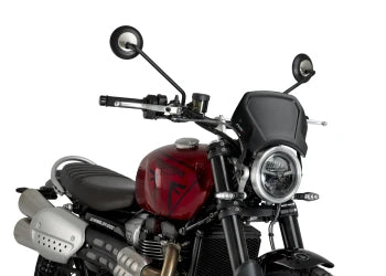 TRIUMPH SCRAMBLER 1200X [2025] – Front panel ABS – Matt black