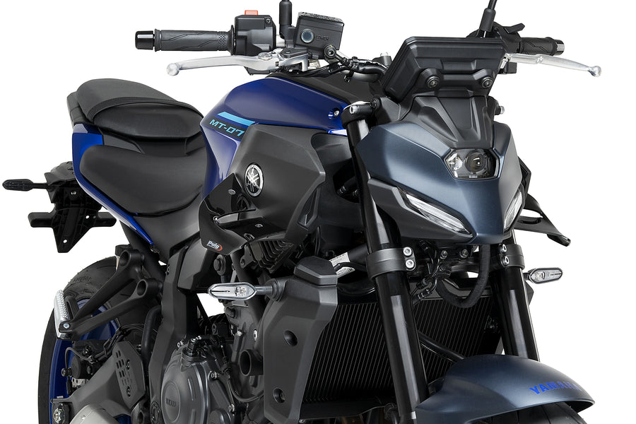 YAMAHA MT-07 Y-AMT [2025] - D12 Spoiler | Schwarz | PUIG 22416N