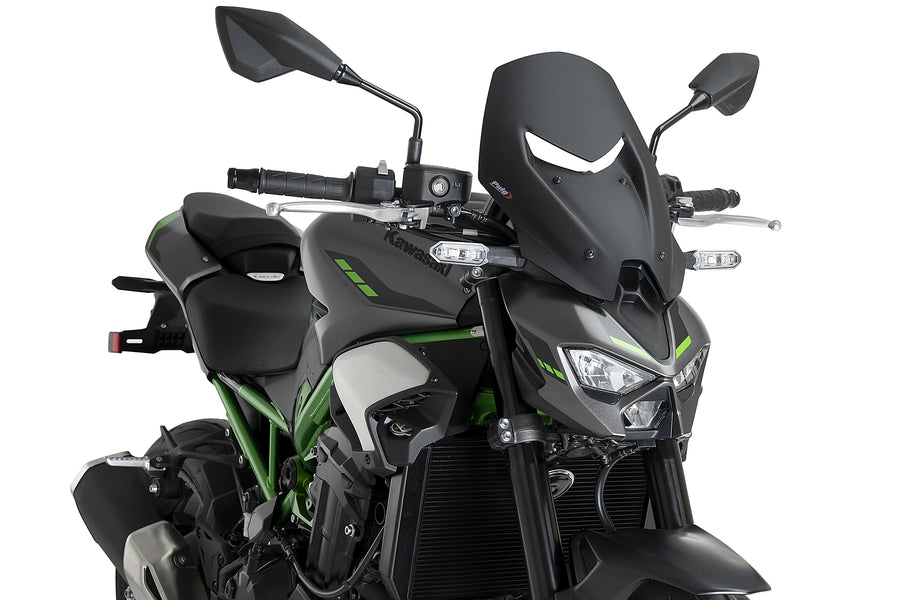 KAWASAKI Z 900 SE [2025] - New Generation Touring Windshield | Matt black | PUIG 22440J