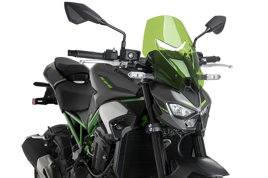 KAWASAKI Z 900 SE [2025] - New Generation Touring Windshield | Green | PUIG 22440V