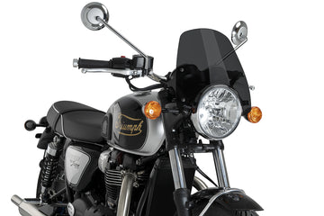 TRIUMPH BONNEVILLE T 120 BLACK [2025] - PUIG New Generation Sport Windschild | Stark getönt | PUIG 22453F
