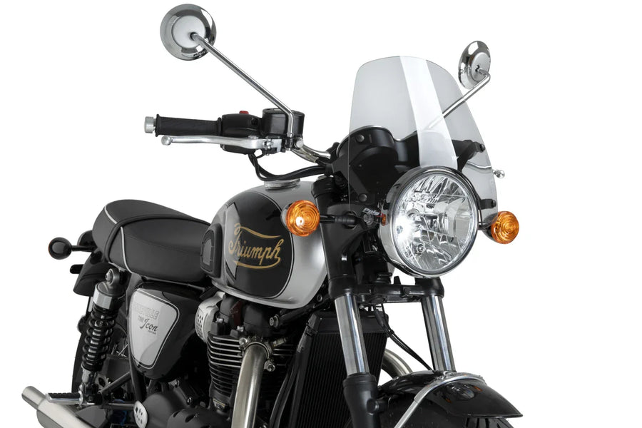 TRIUMPH BONNEVILLE T 120 BLACK [2025] – touring screen – transparent