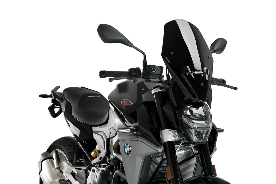 BMW F 900 R [2025] - New Generation Touring Windshield | Black | PUIG 22489N