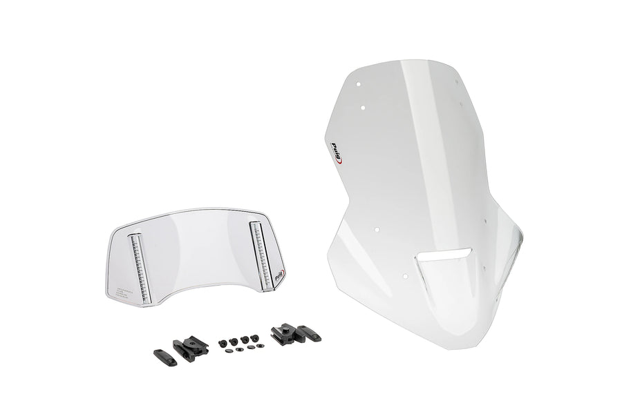 HONDA NC 750 X DCT [2025] - touring screen with spoiler screen | Clear | PUIG 22510W