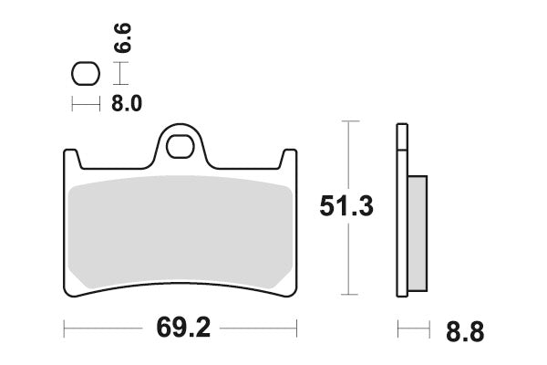YAMAHA MT 09 TRACER [2015-2020] - Dual Sinter brake pads