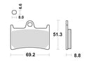 YAMAHA FZ 8 [2010-2014] - Dual Sinter brake pads